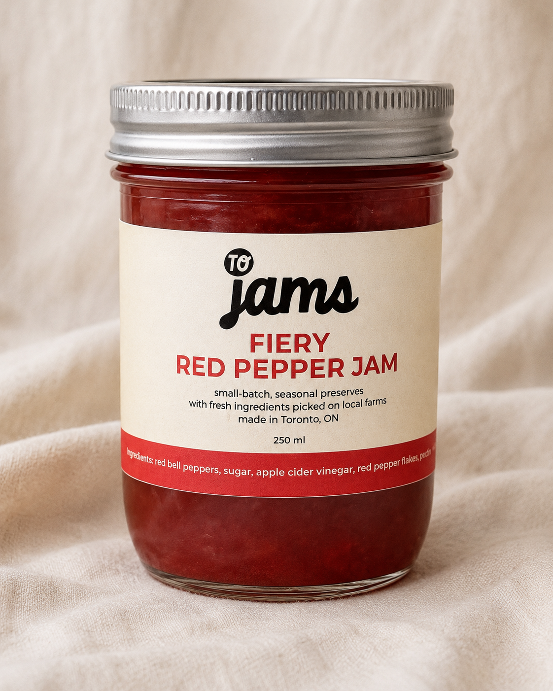 Fiery Red Pepper Jelly